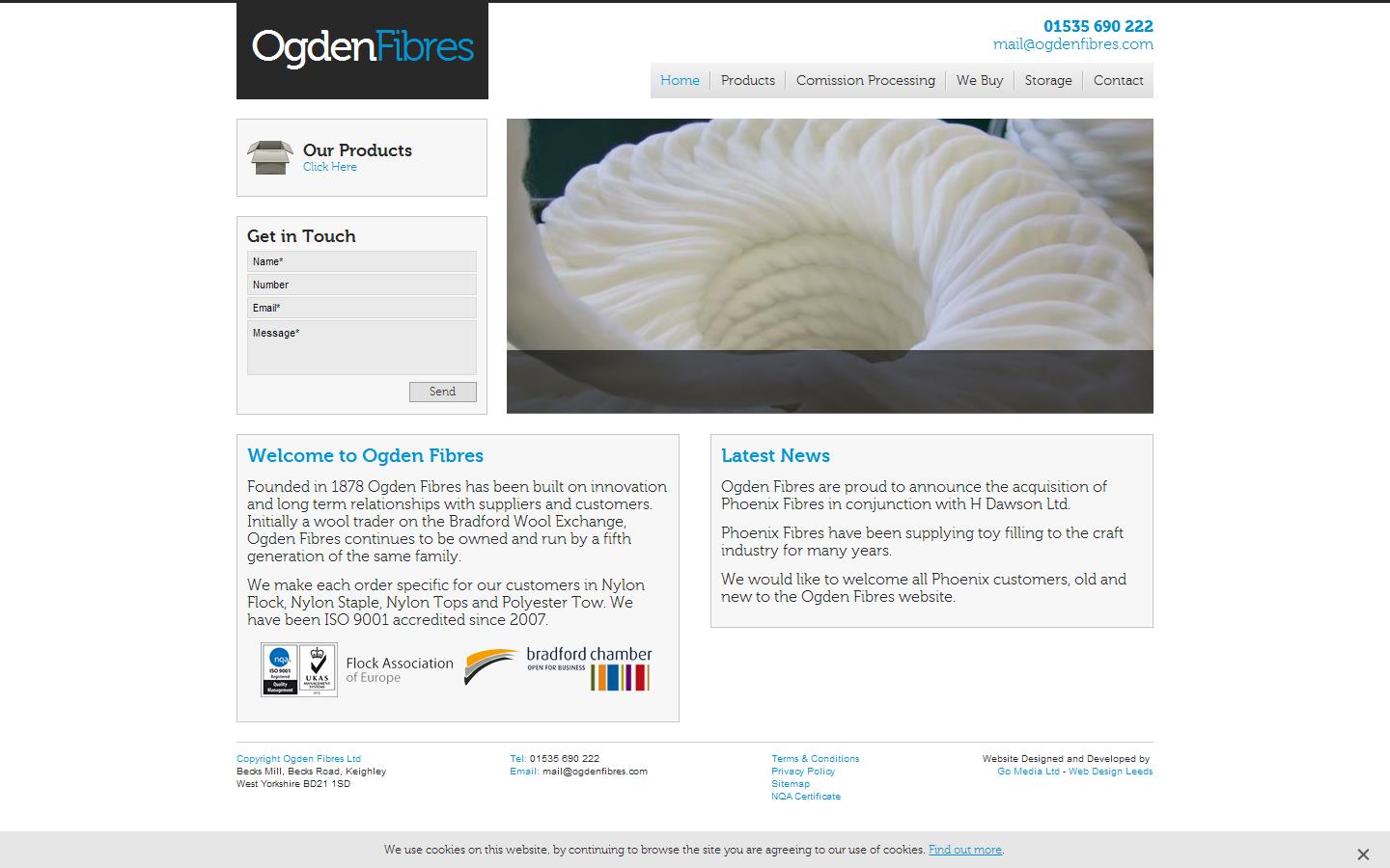 Ogden Fibres Website
