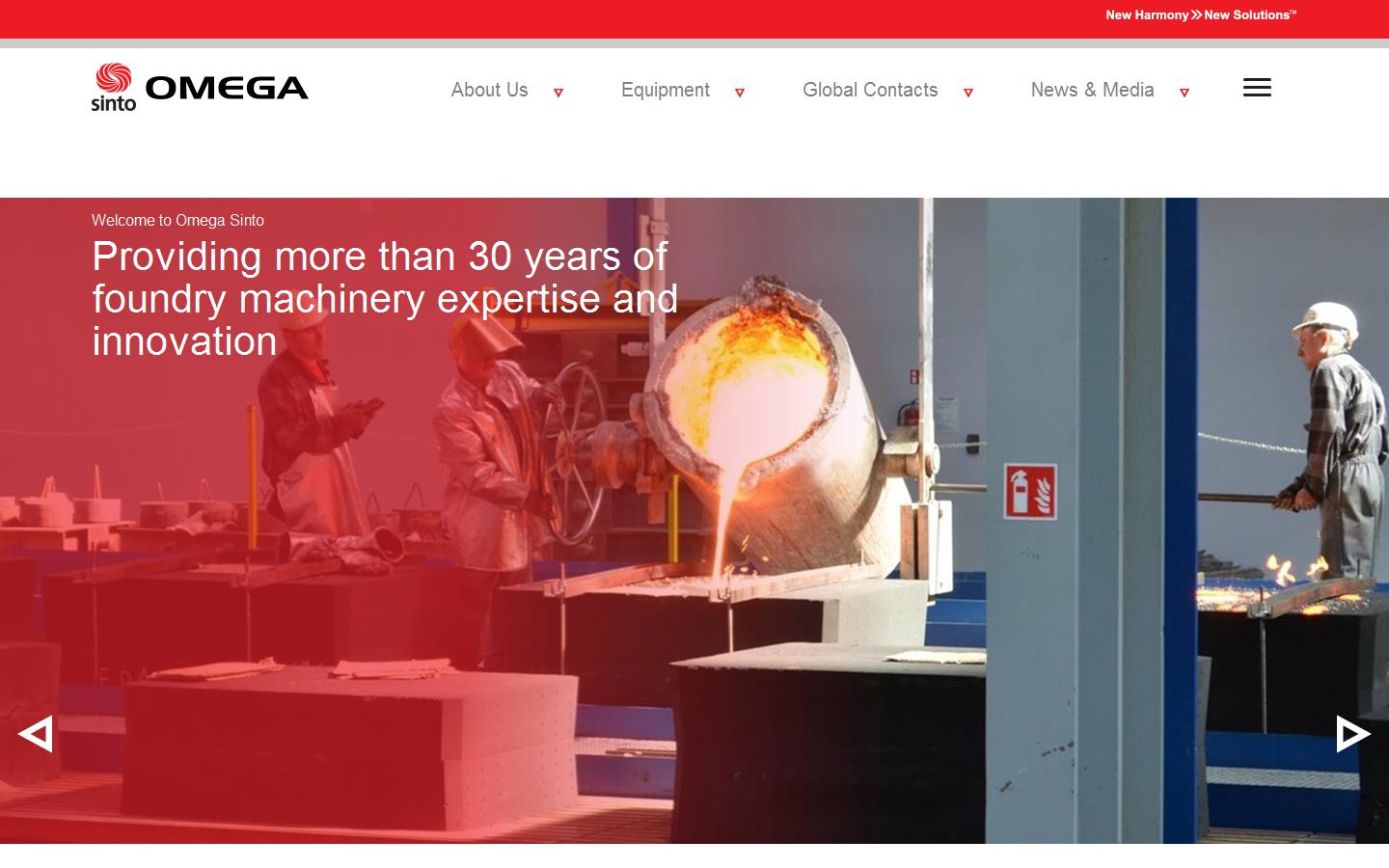 Omega Foundry Machinery Ltd Website