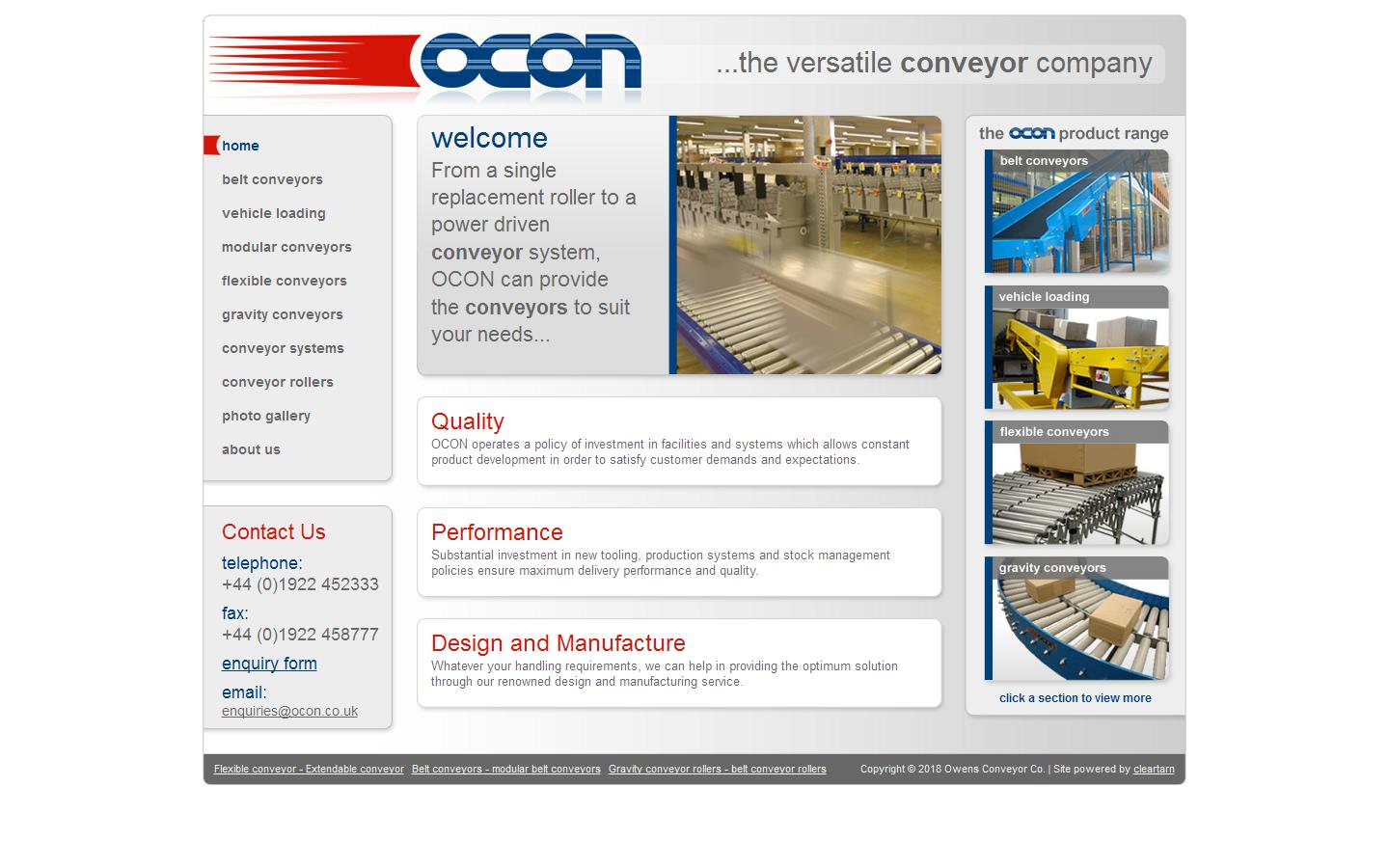 Owens Conveyor Company Website