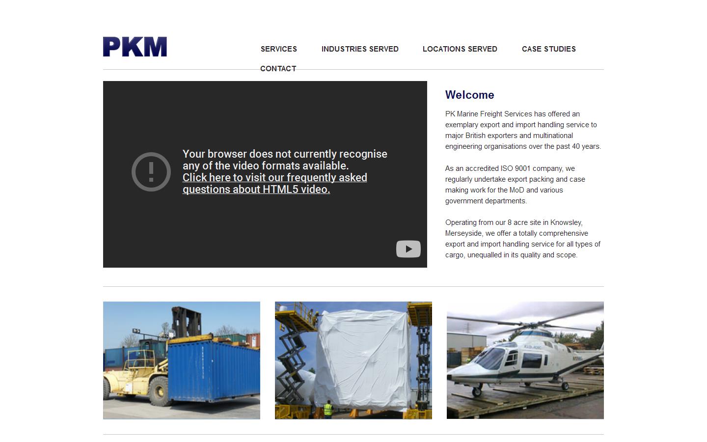P K Marine Website