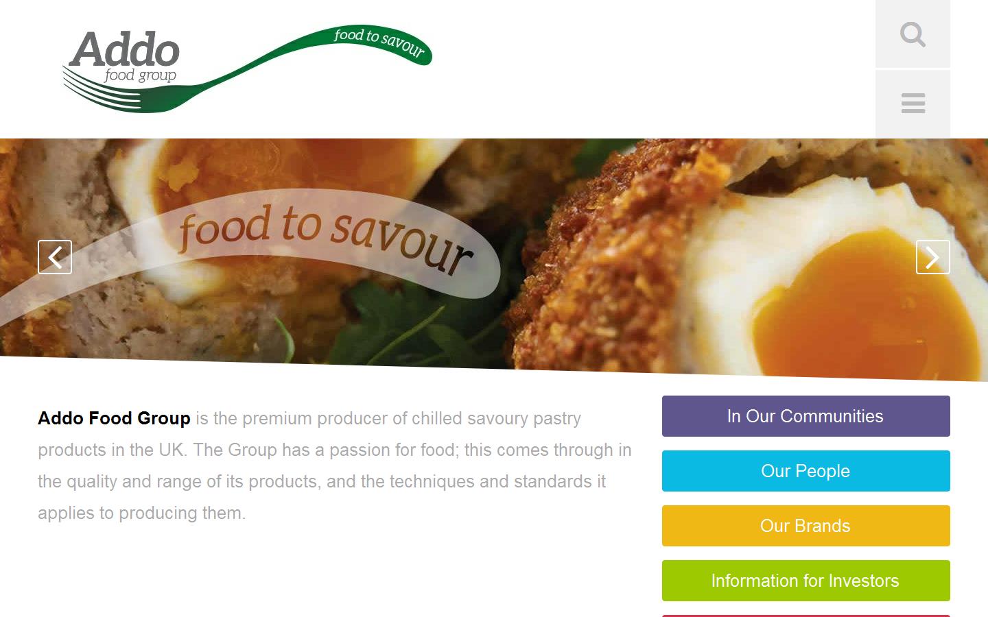 Addo Food Group Website