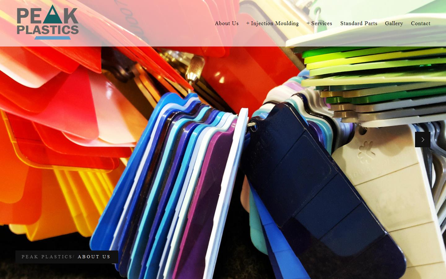 Peak Plastics Website