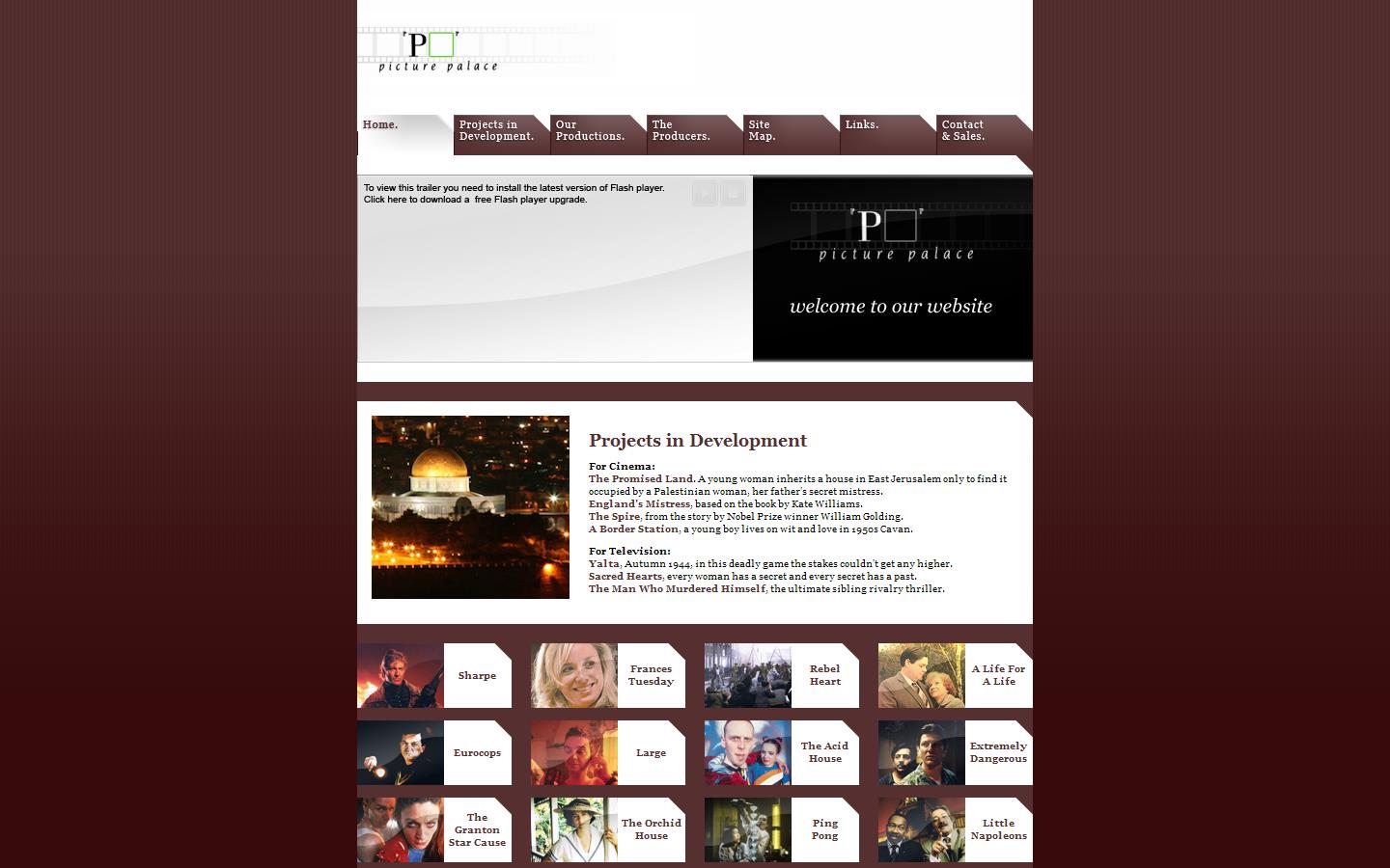 Picture Palace Films Ltd Website