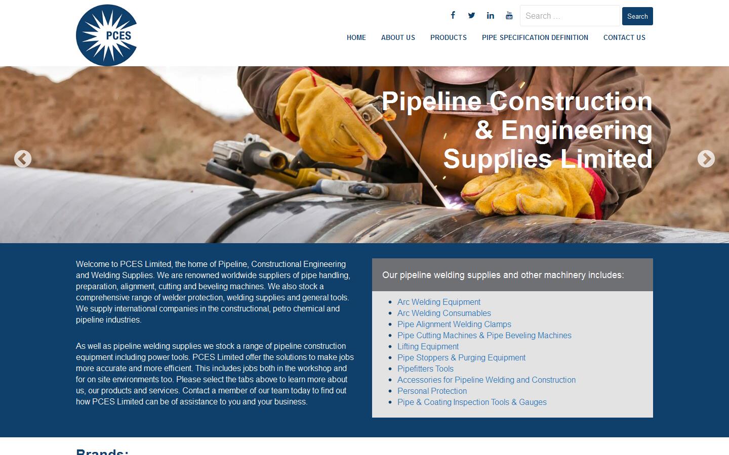 P C E S Ltd Website
