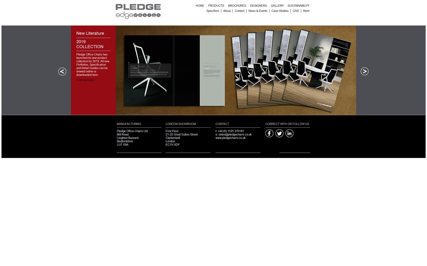 Pledge Office Chairs Ltd Website