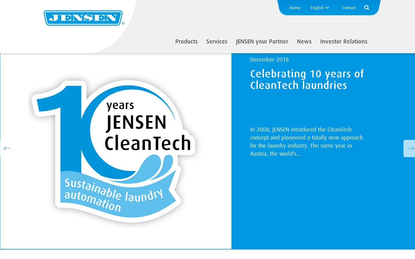 Jensen UK Ltd Website