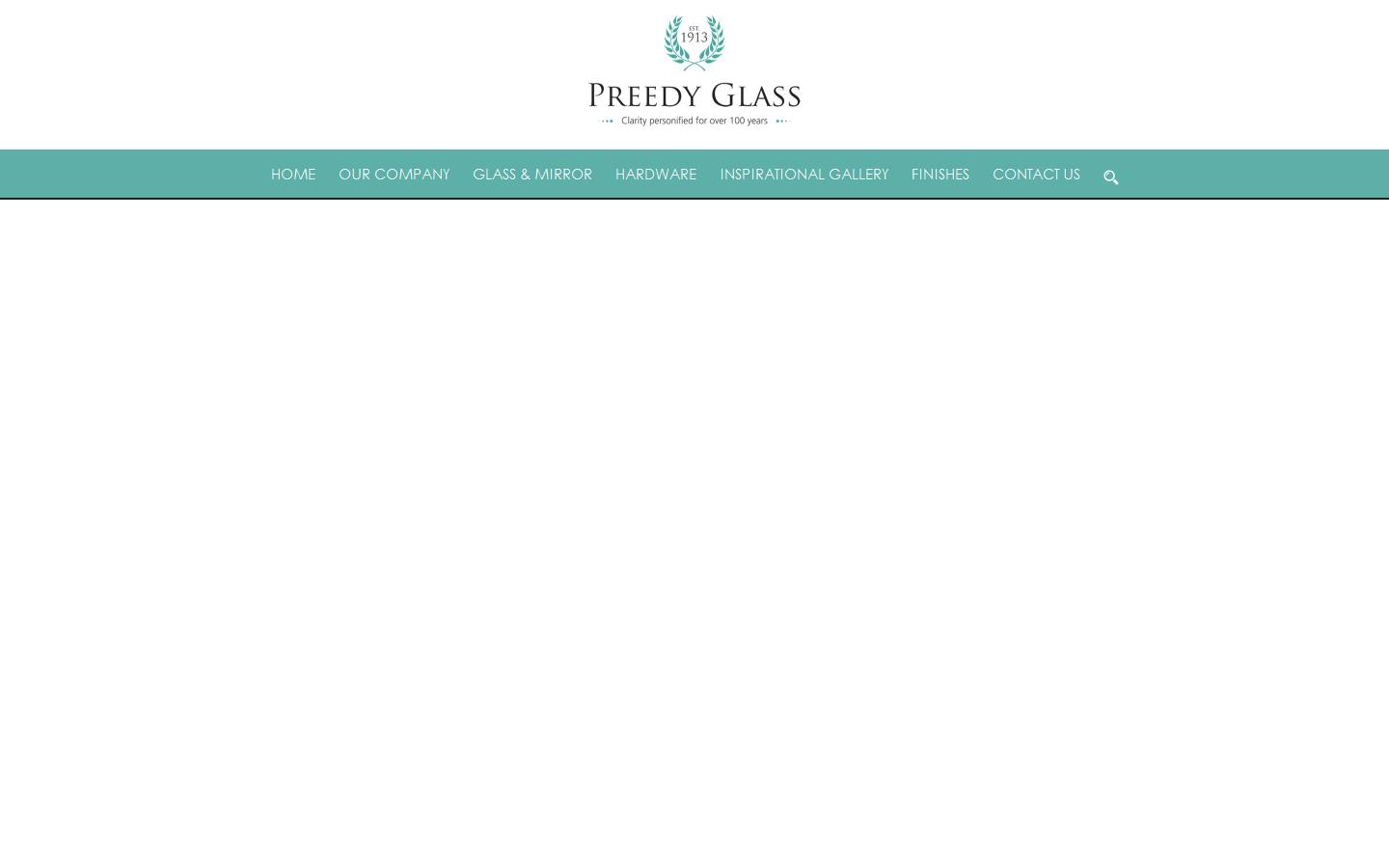 Preedy Glass Website