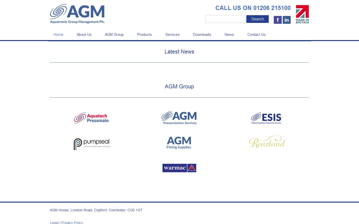 Aquatronic Group Management Website