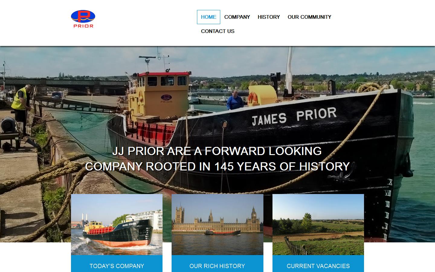J J Prior Ltd Website