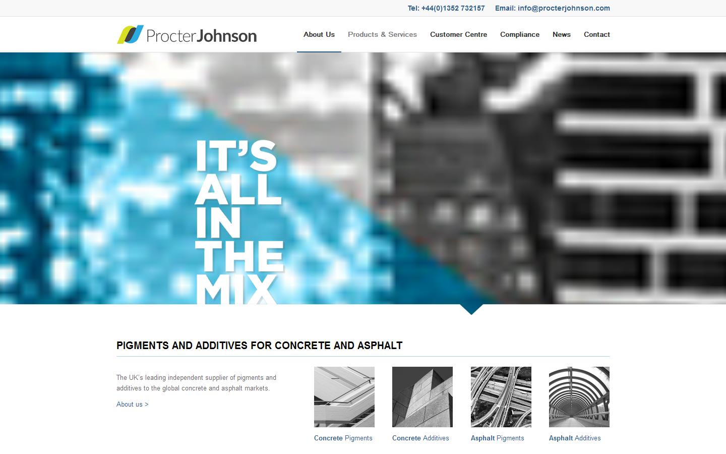 P J Colours Website