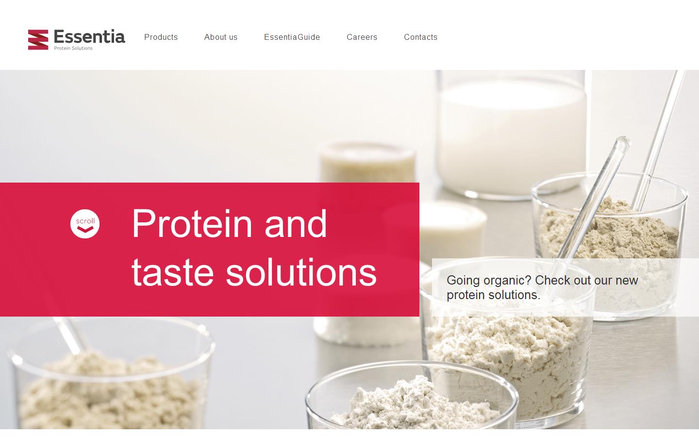 Essentia Protein Solutions Ltd Website