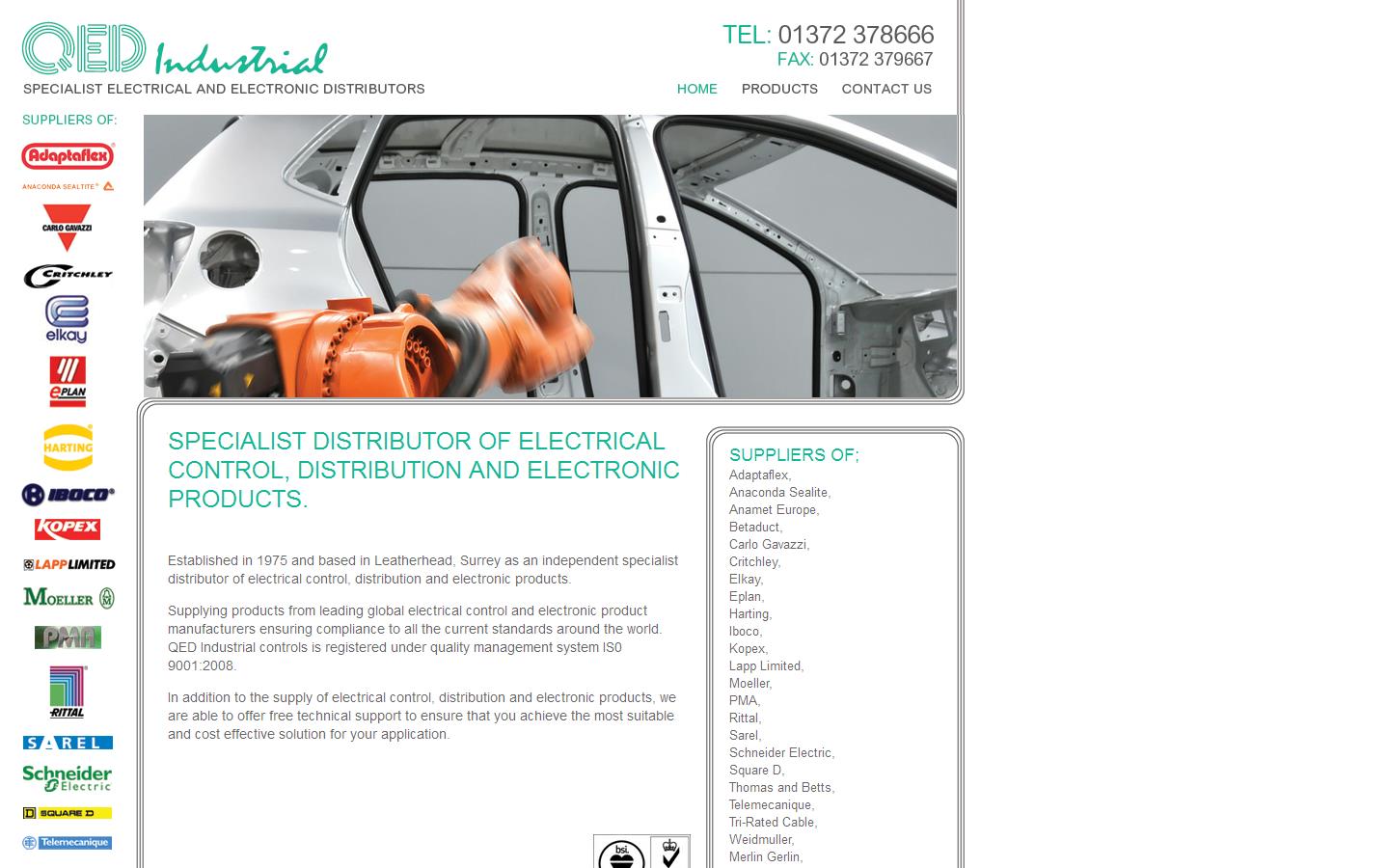 Q E D Industrial Controls Website