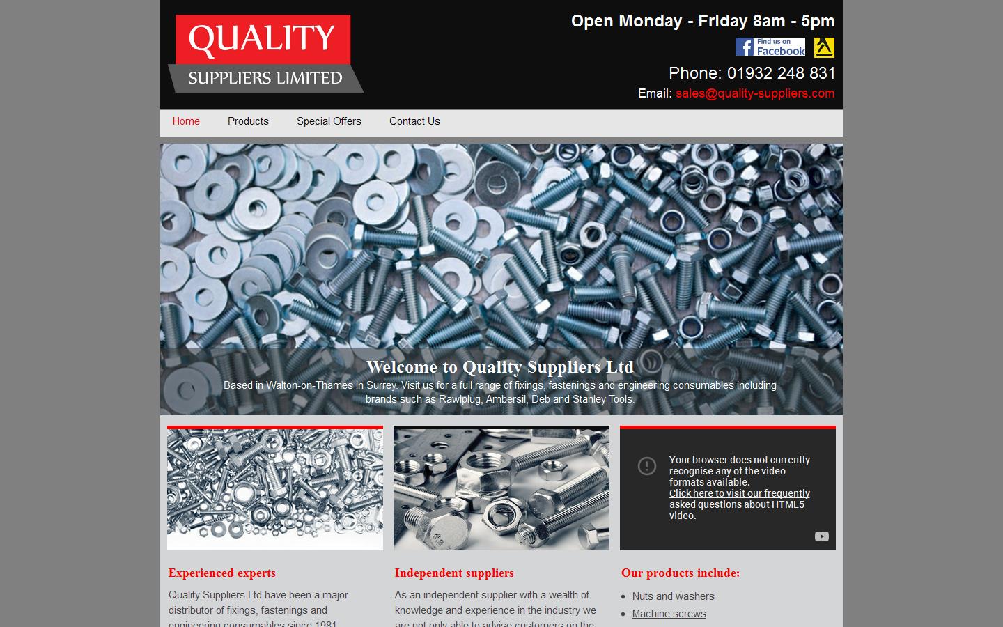 Quality Suppliers Ltd Website
