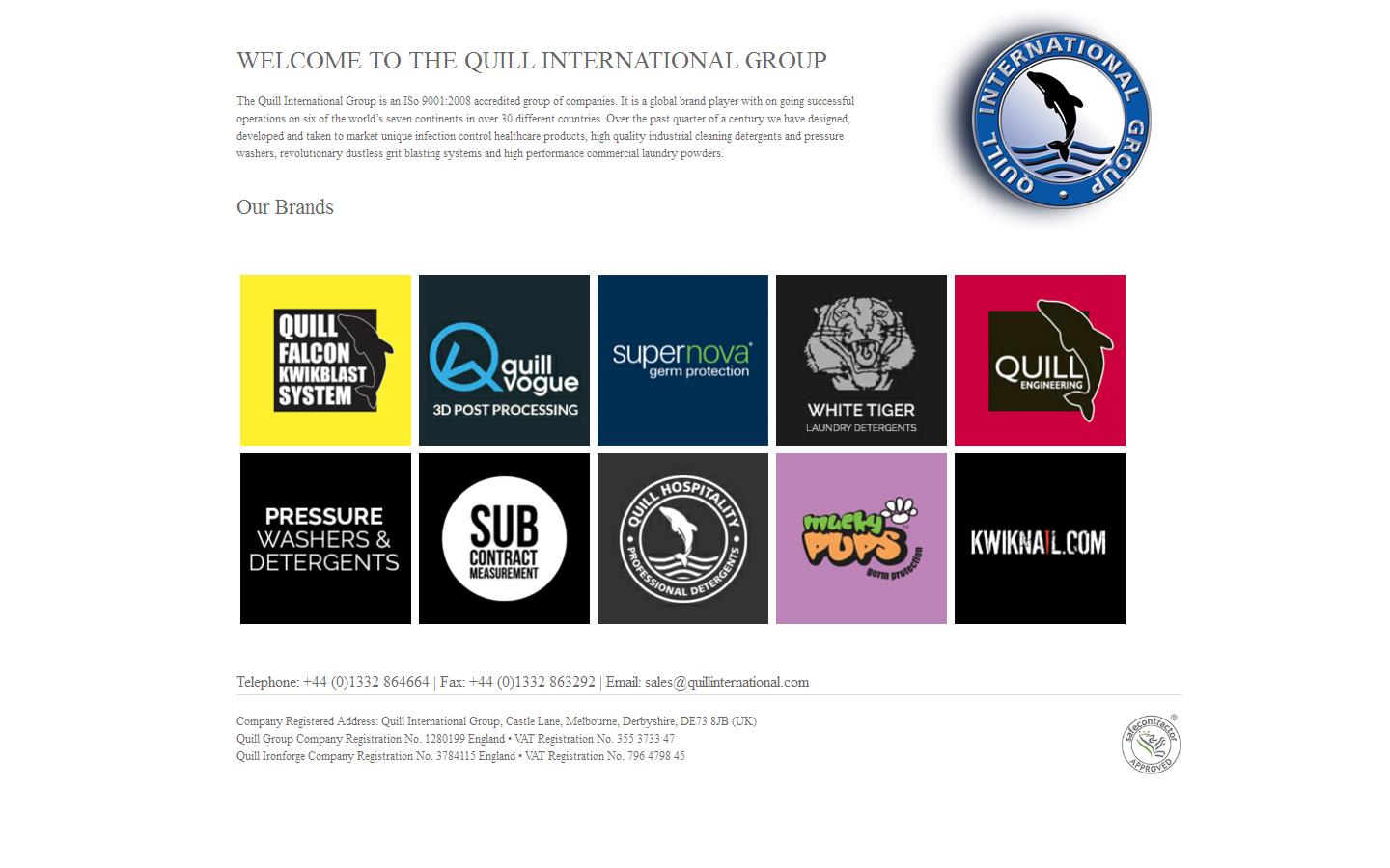 Quill International Group Website