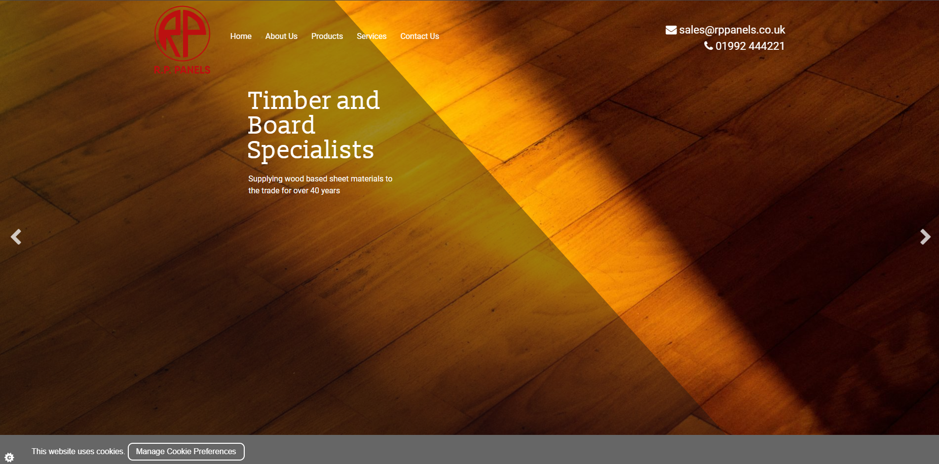 R P Panels Ltd Website