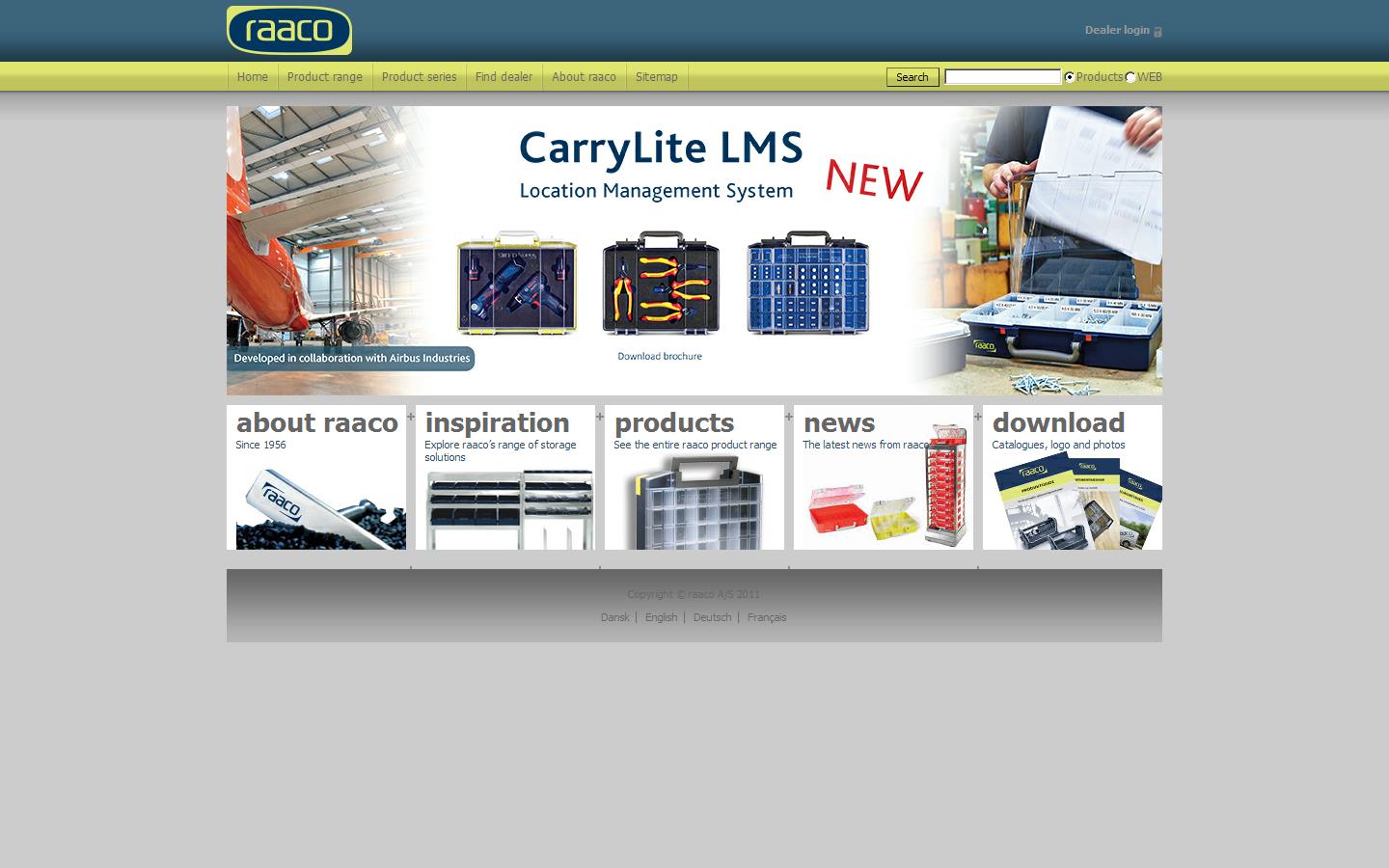 Raaco Website