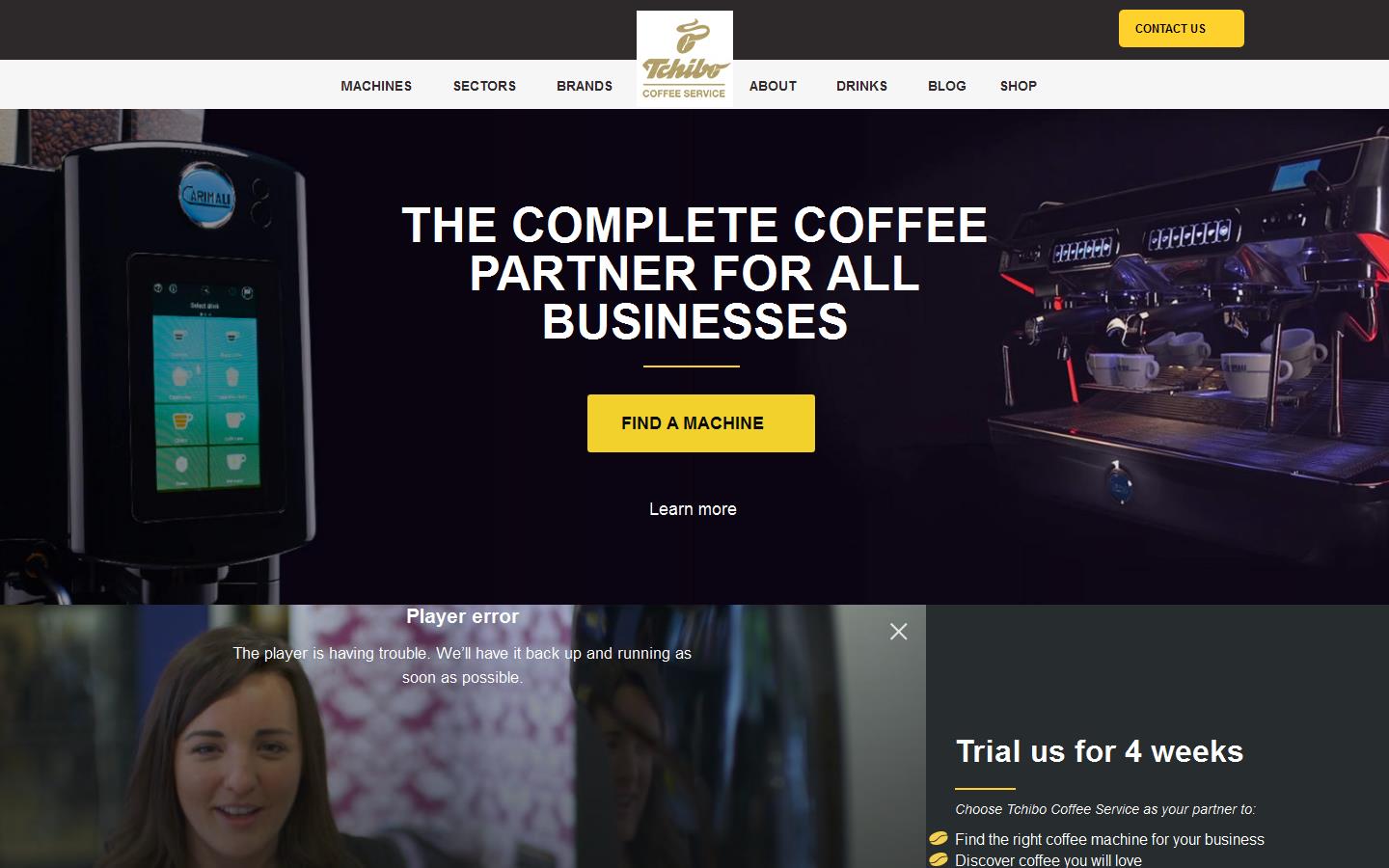 Tchibo Coffee Website