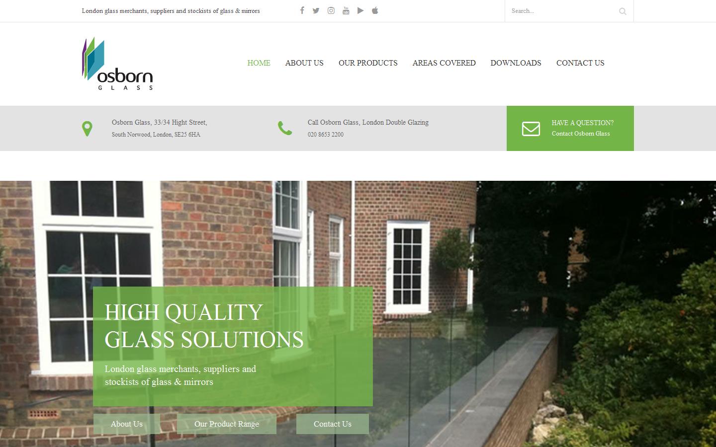 Osborn Glass & Windows Ltd Website