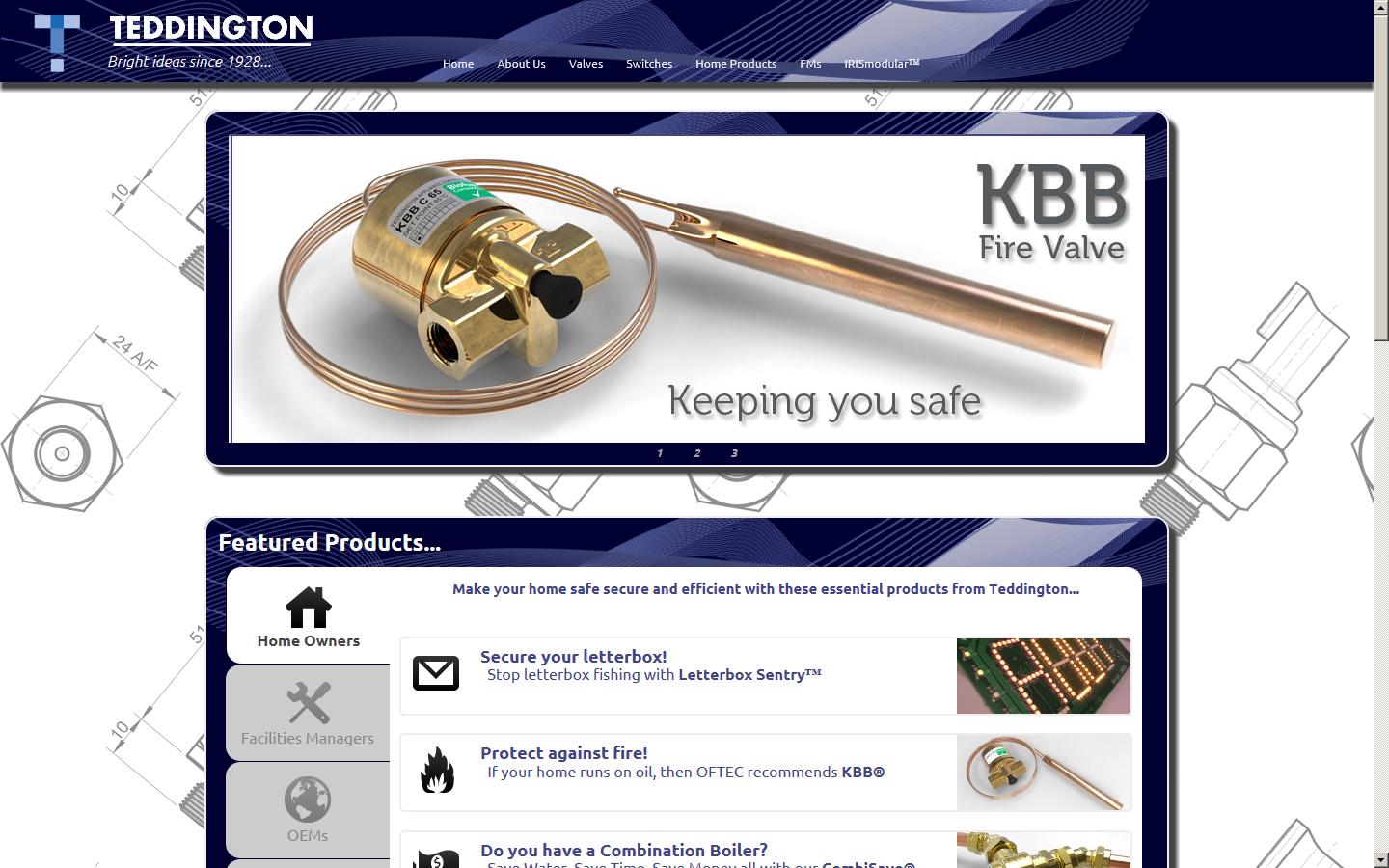 Teddington Appliance Controls Ltd Website