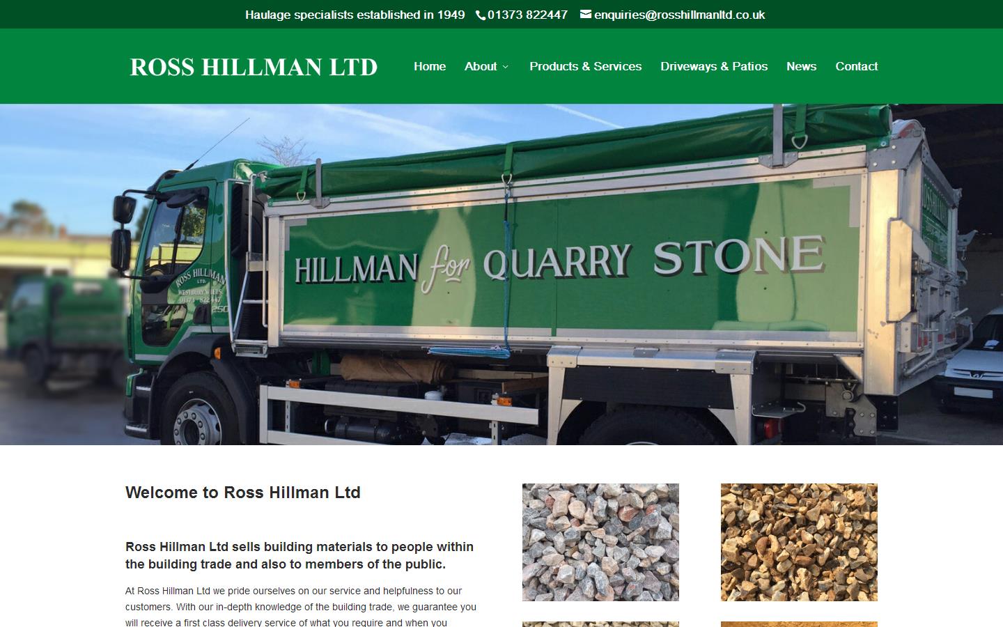 Ross Hillman Ltd Website