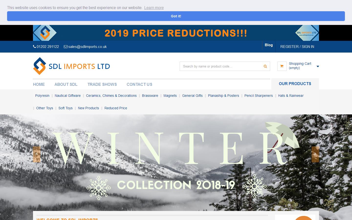 S D L Imports Ltd Website