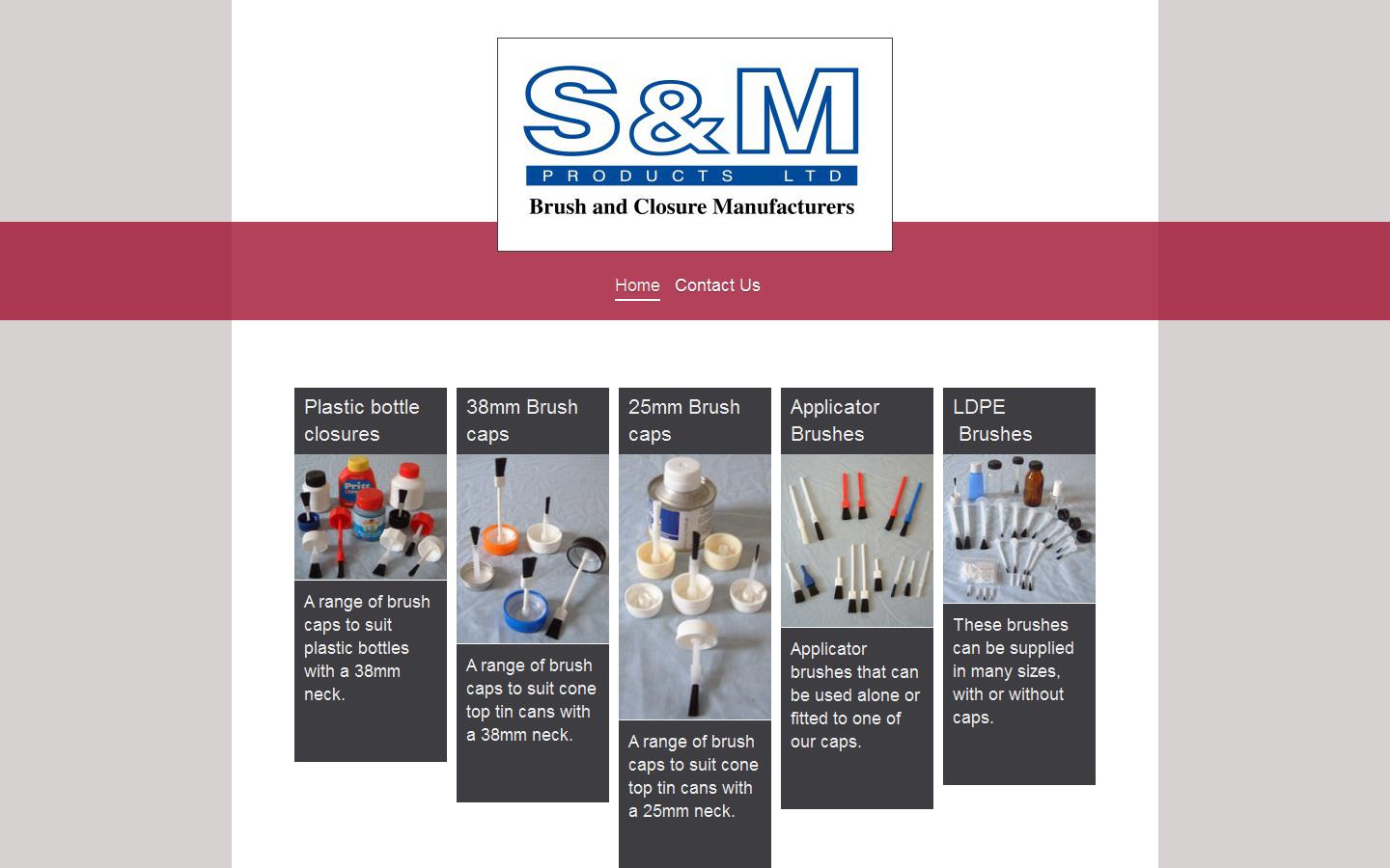 S & M Products Ltd Website