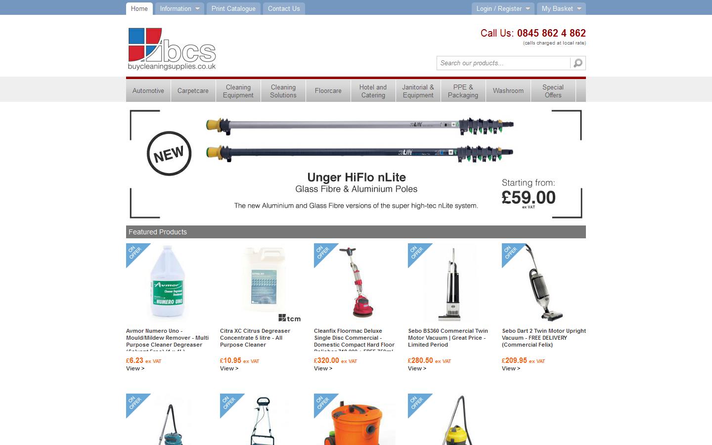 Buy Cleaning Supplies Website