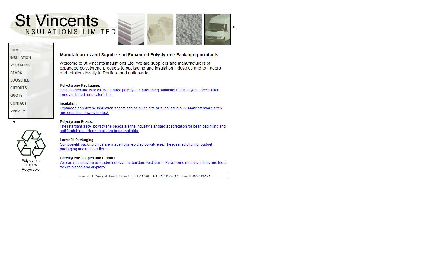 St Vincents Insulation Ltd Website
