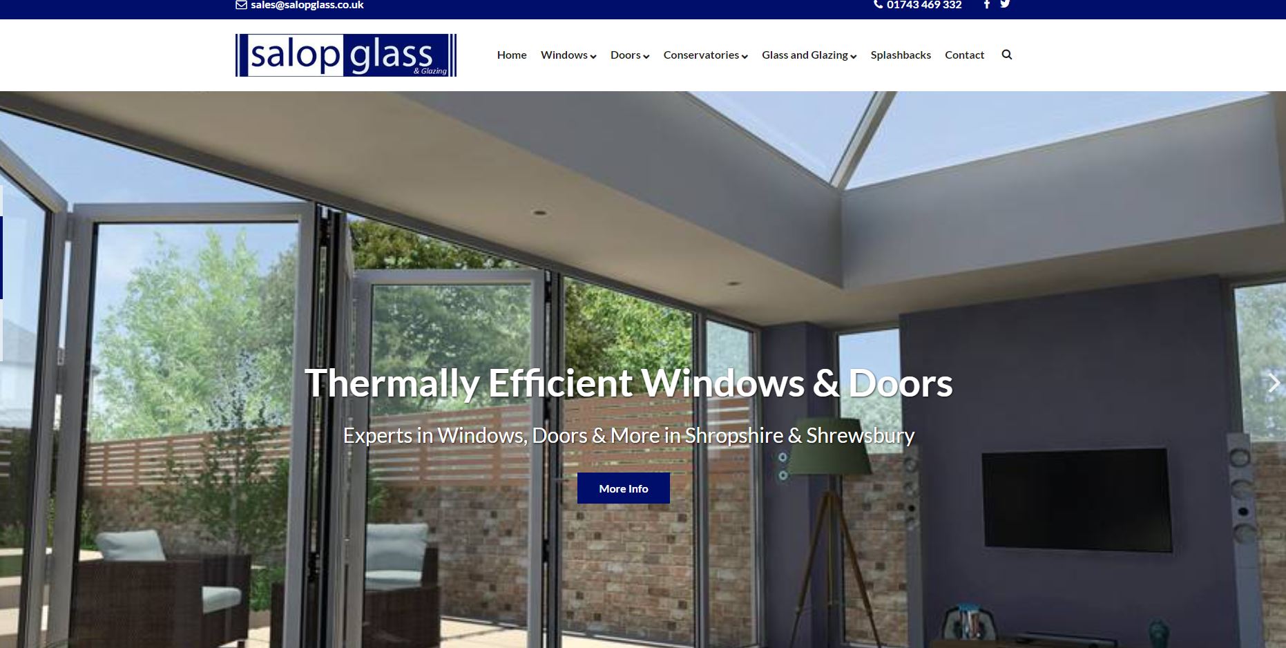Salop Glass & Glazing Website