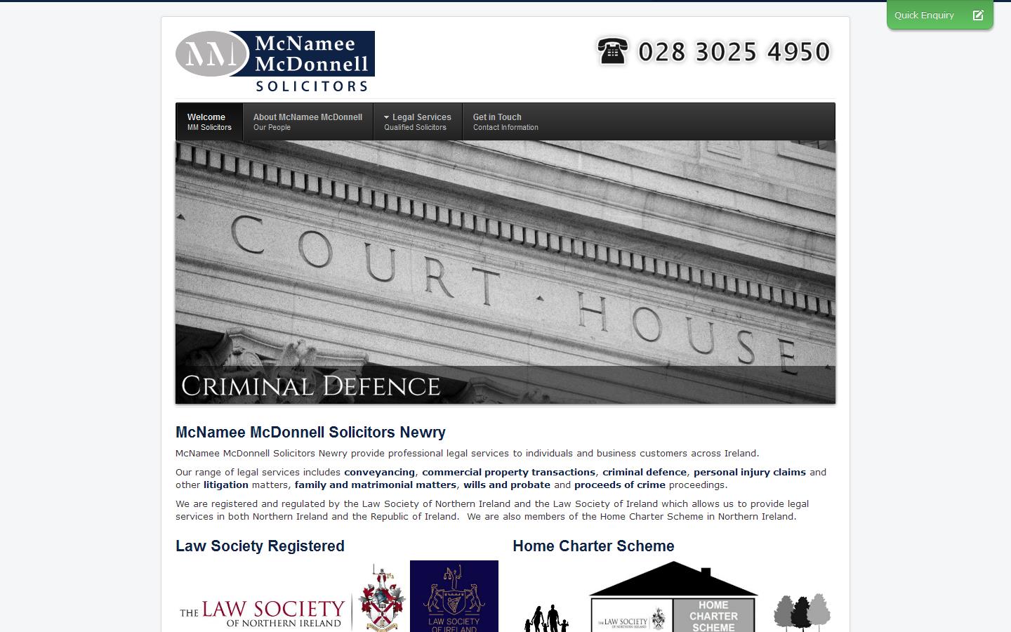 M M D Solicitors Website