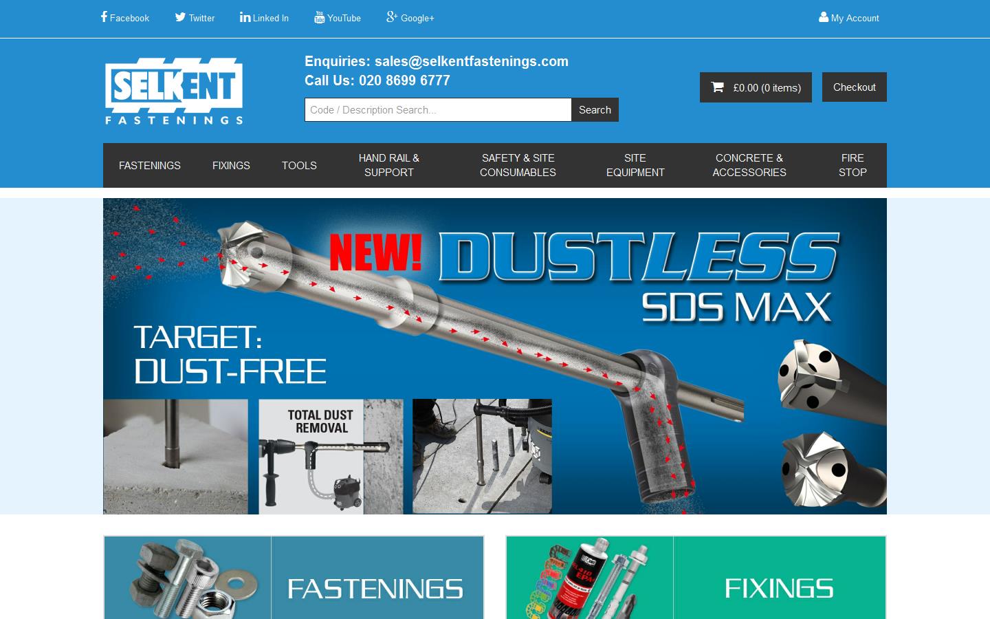 Selkent Fastenings Website