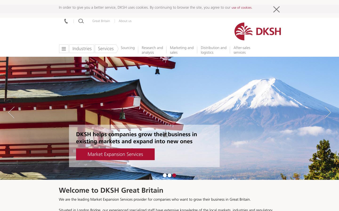 D K S H Great Britain Ltd Website