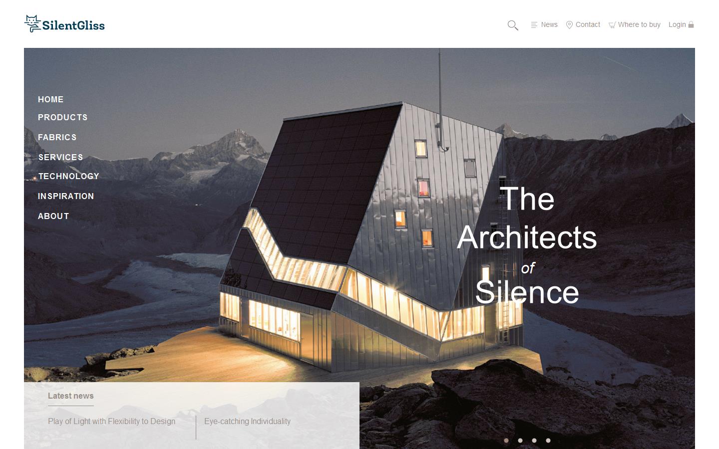 Silent Gliss Website