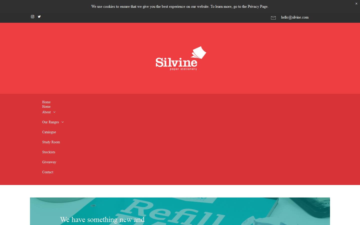 Silvine Website