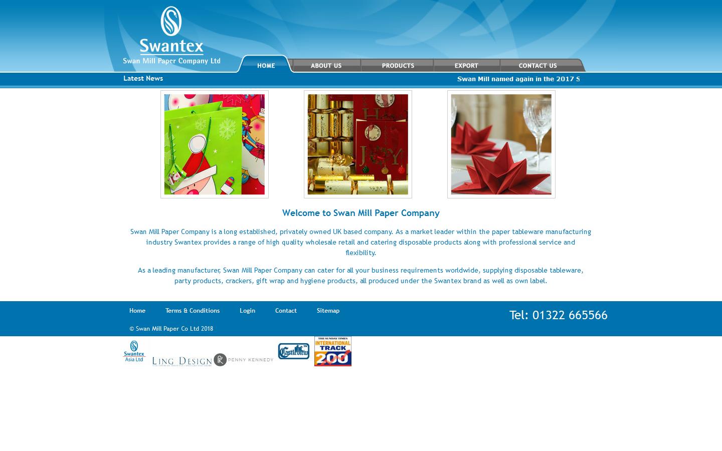 Swan Mill Paper Company Website