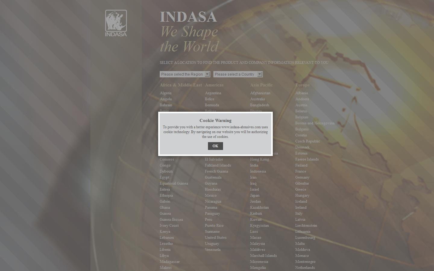 Indasa Website