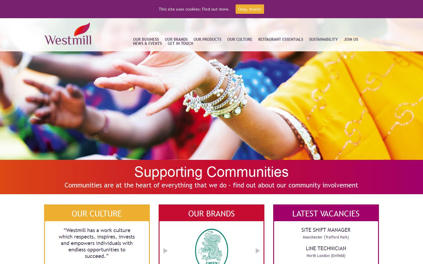 Westmill Foods Website