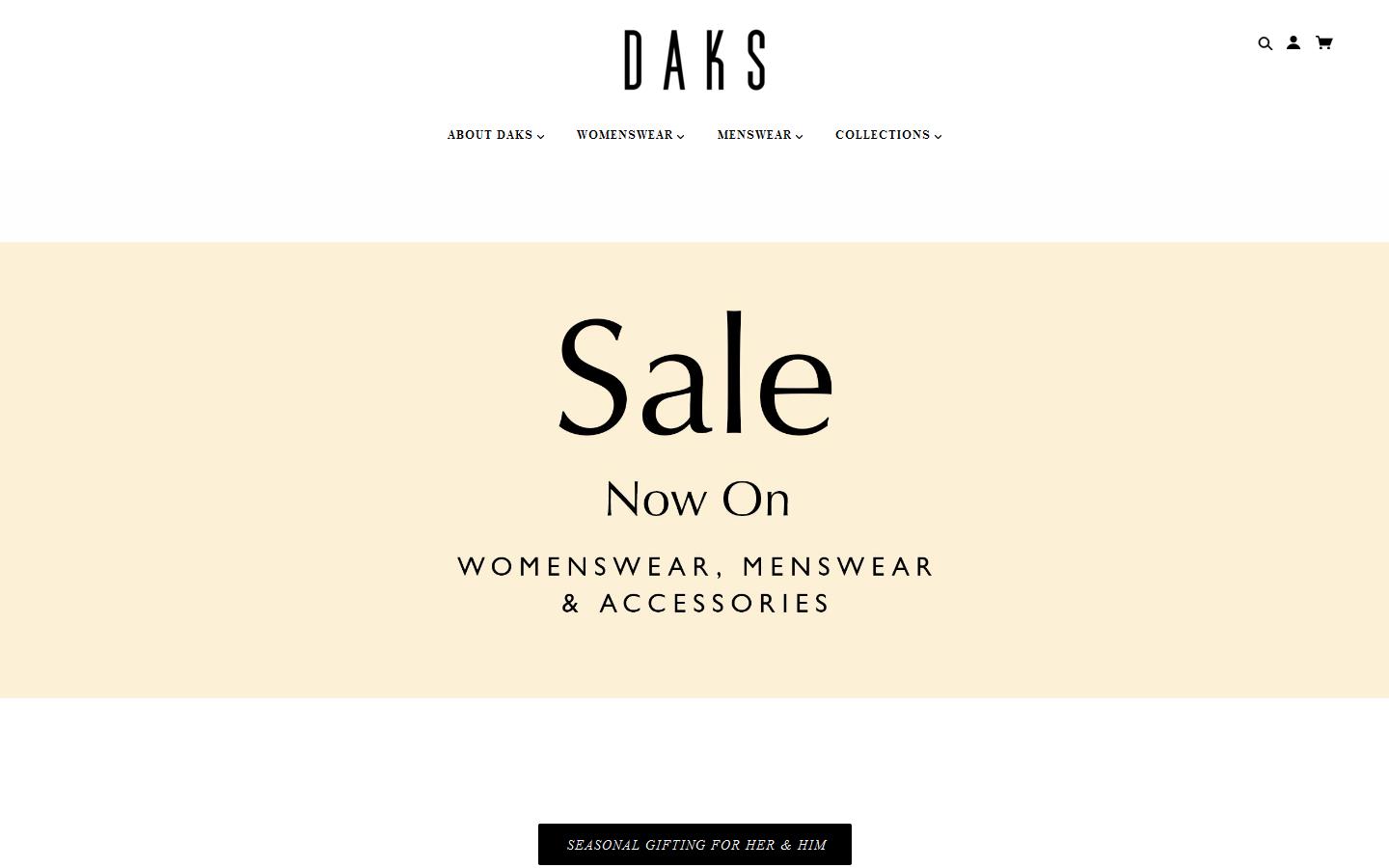 Daks Ltd Website