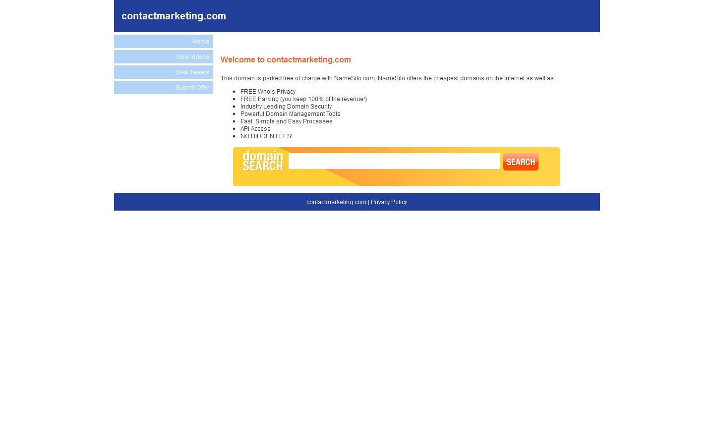 Contact Marketing Ltd Website