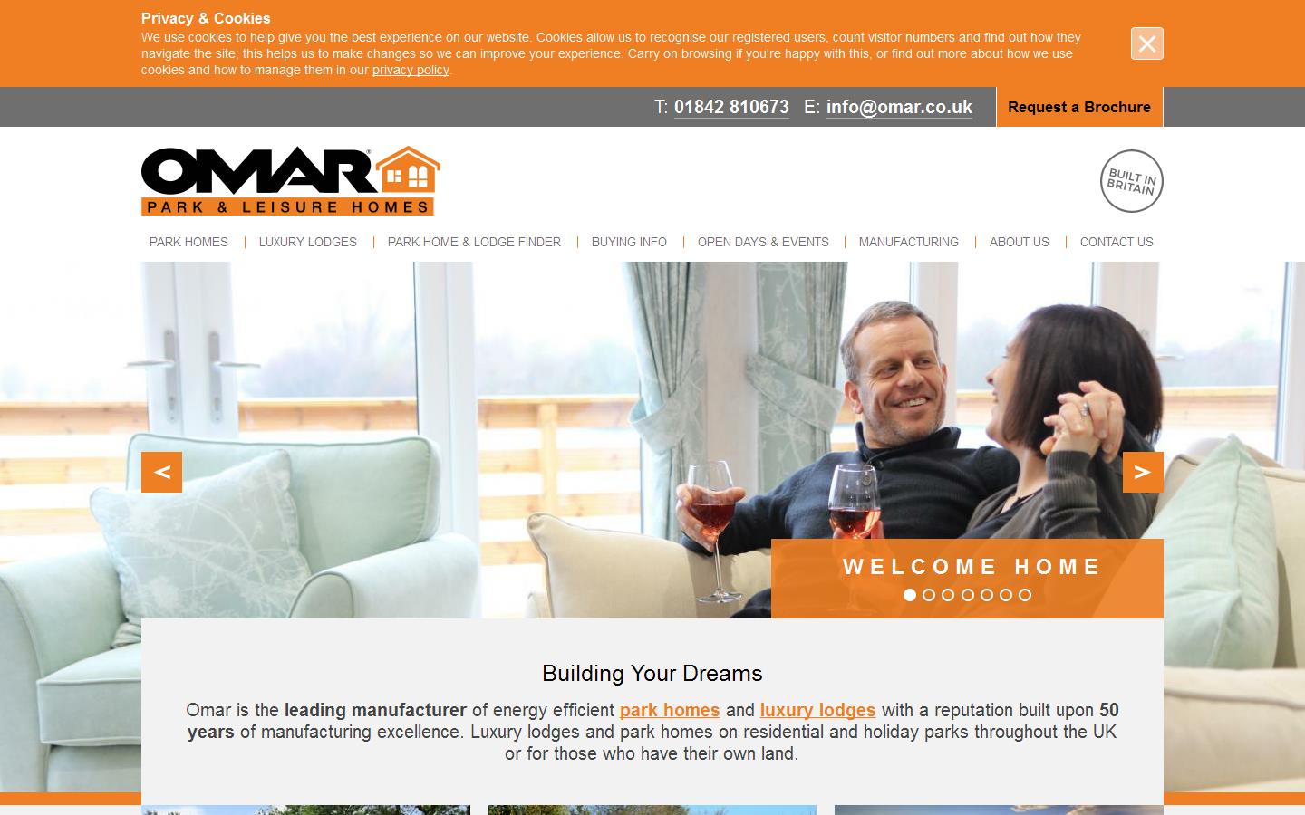 Omar Park Homes Website