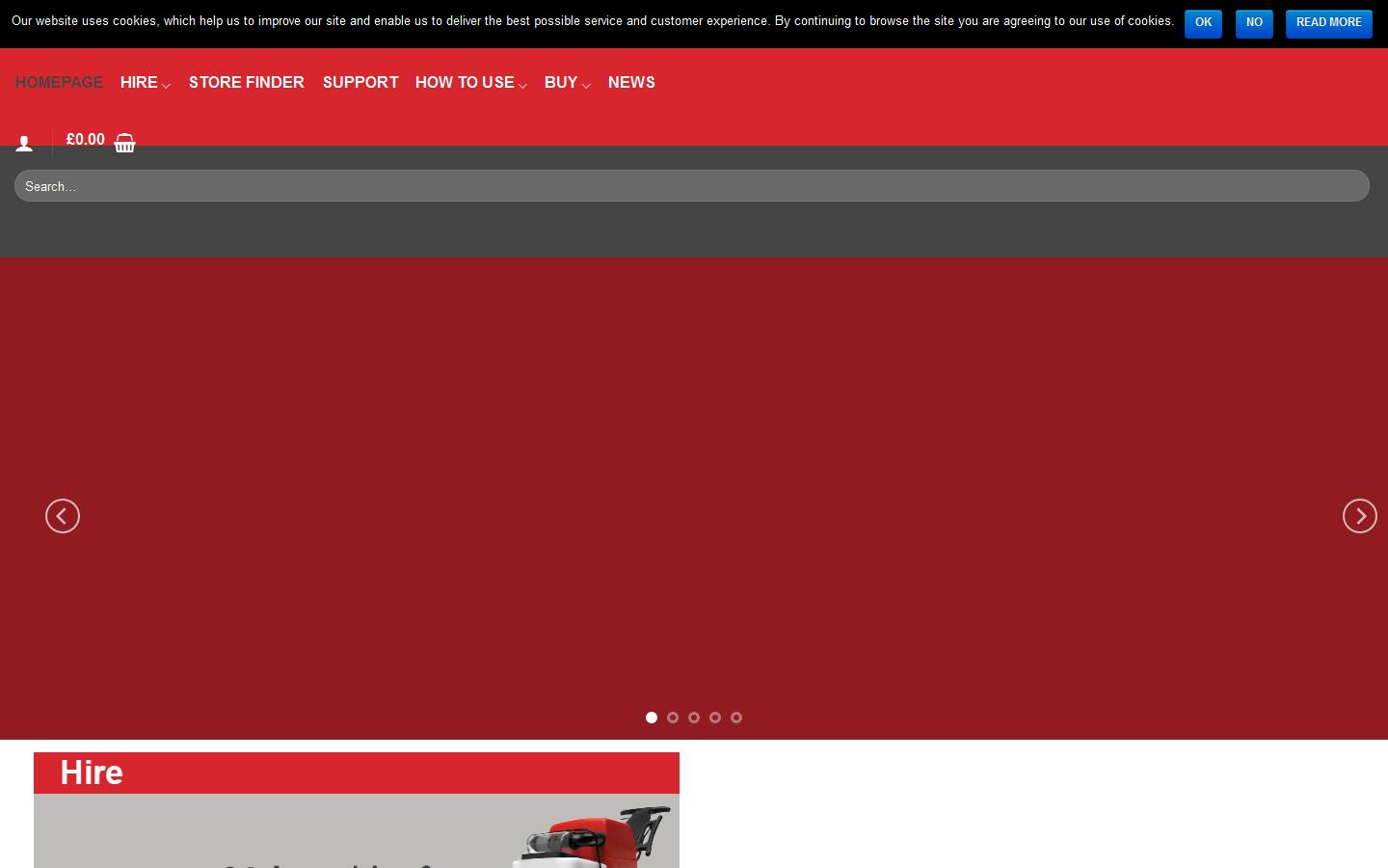 Rug Doctor Website