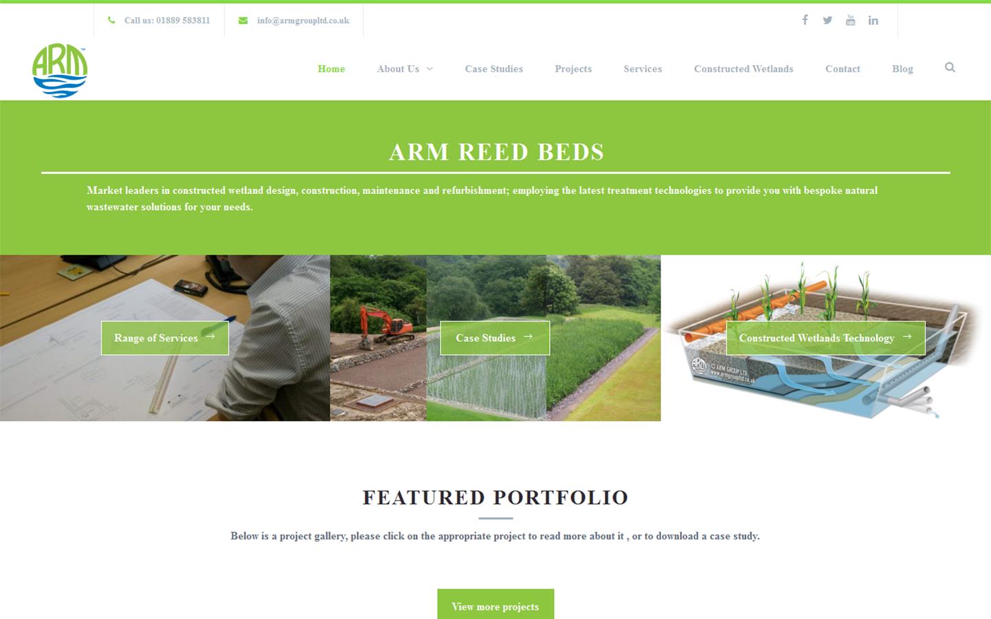 A R M Ltd Website