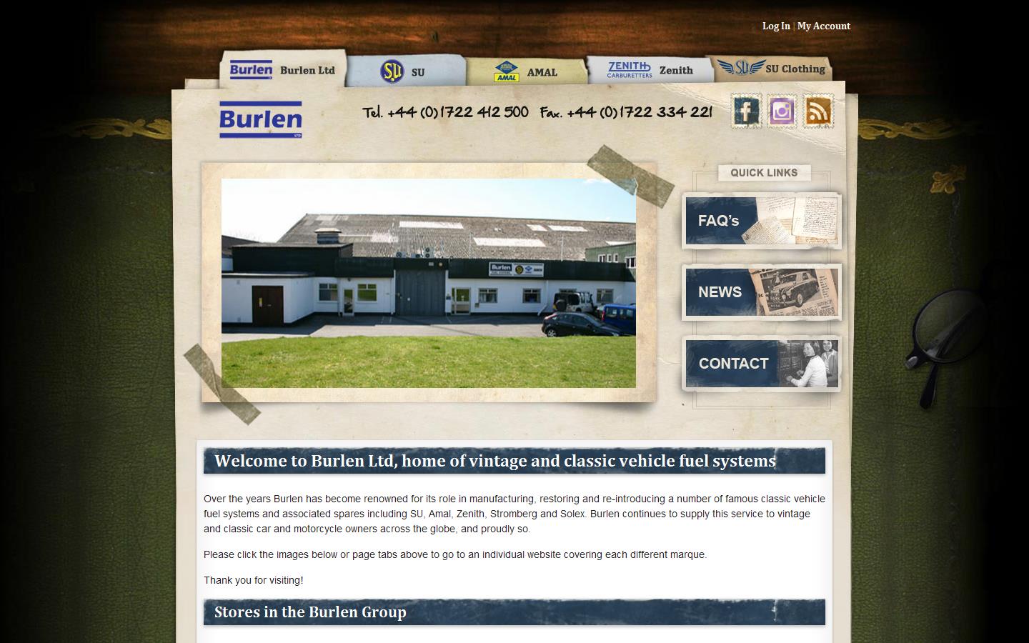 Burlen Fuel Systems Ltd Website