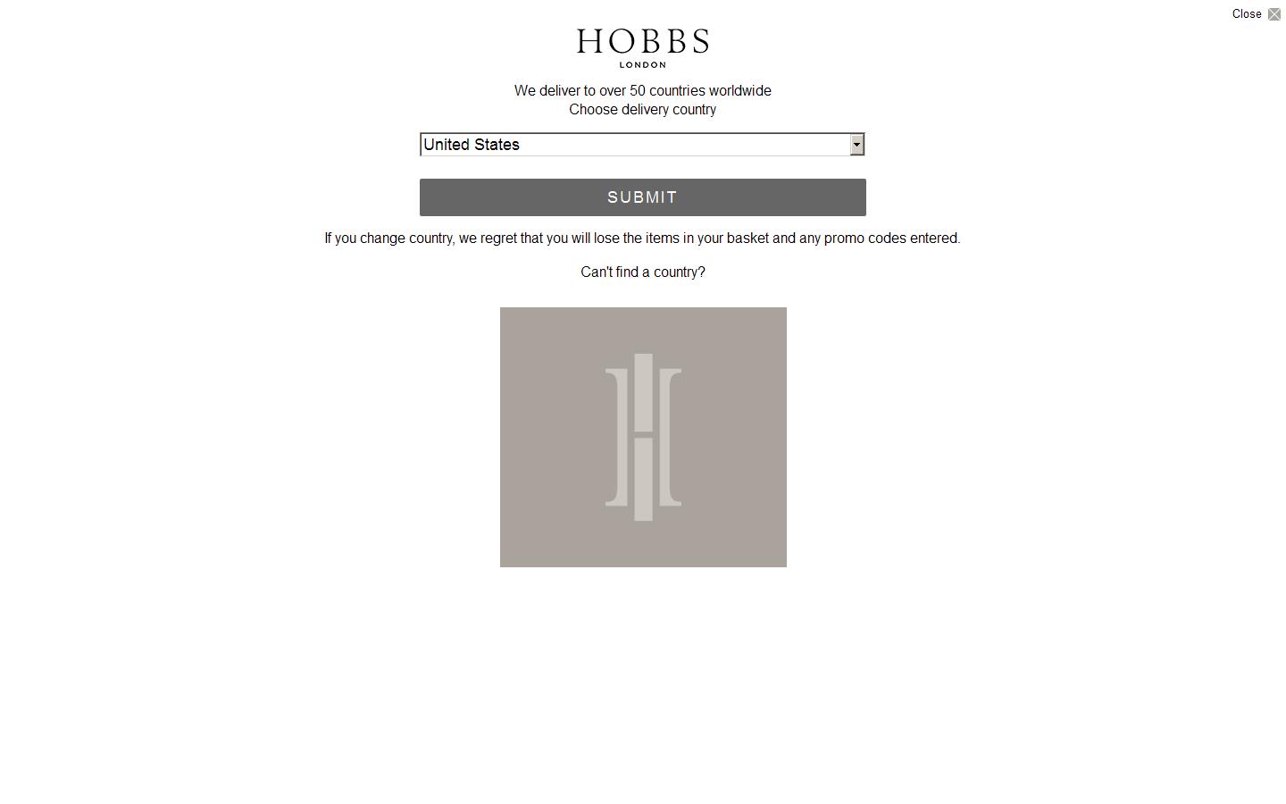 Hobbs London Website