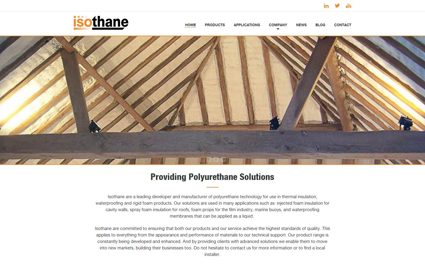 Isothane Ltd Website