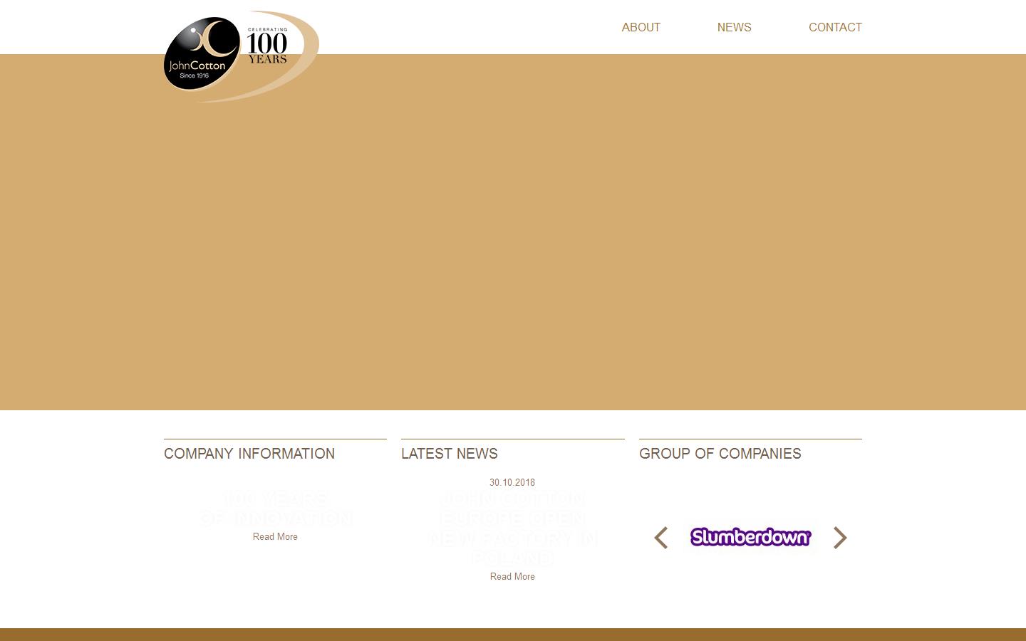 John Cotton Group Ltd Website