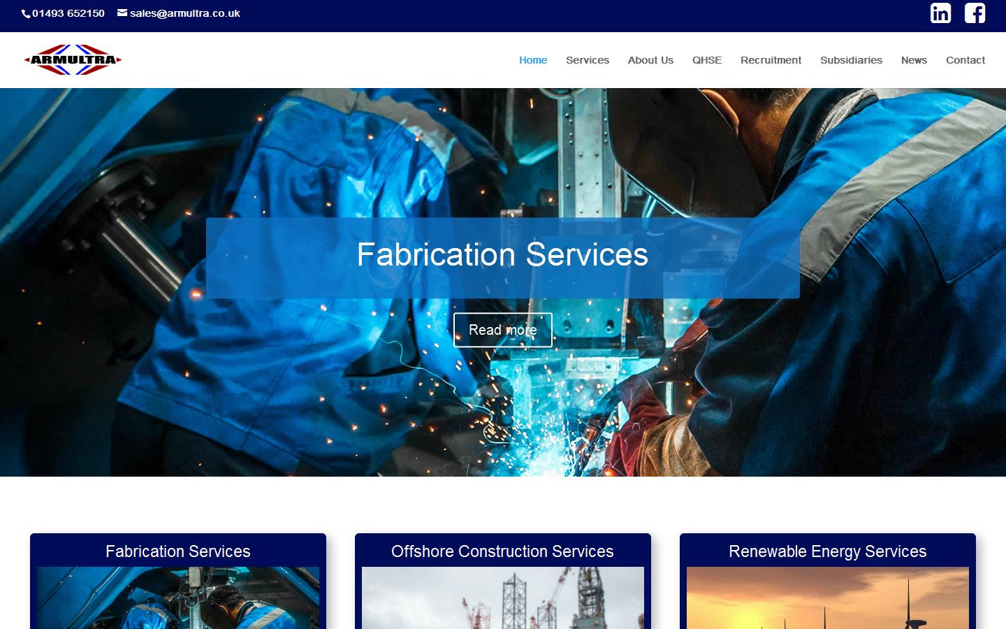 Armultra Ltd Website