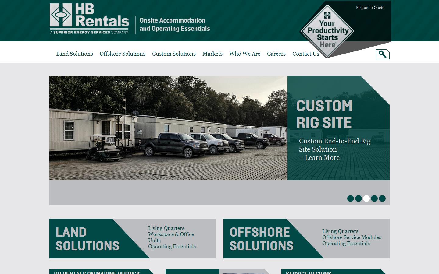 H B Rentals Ltd Website