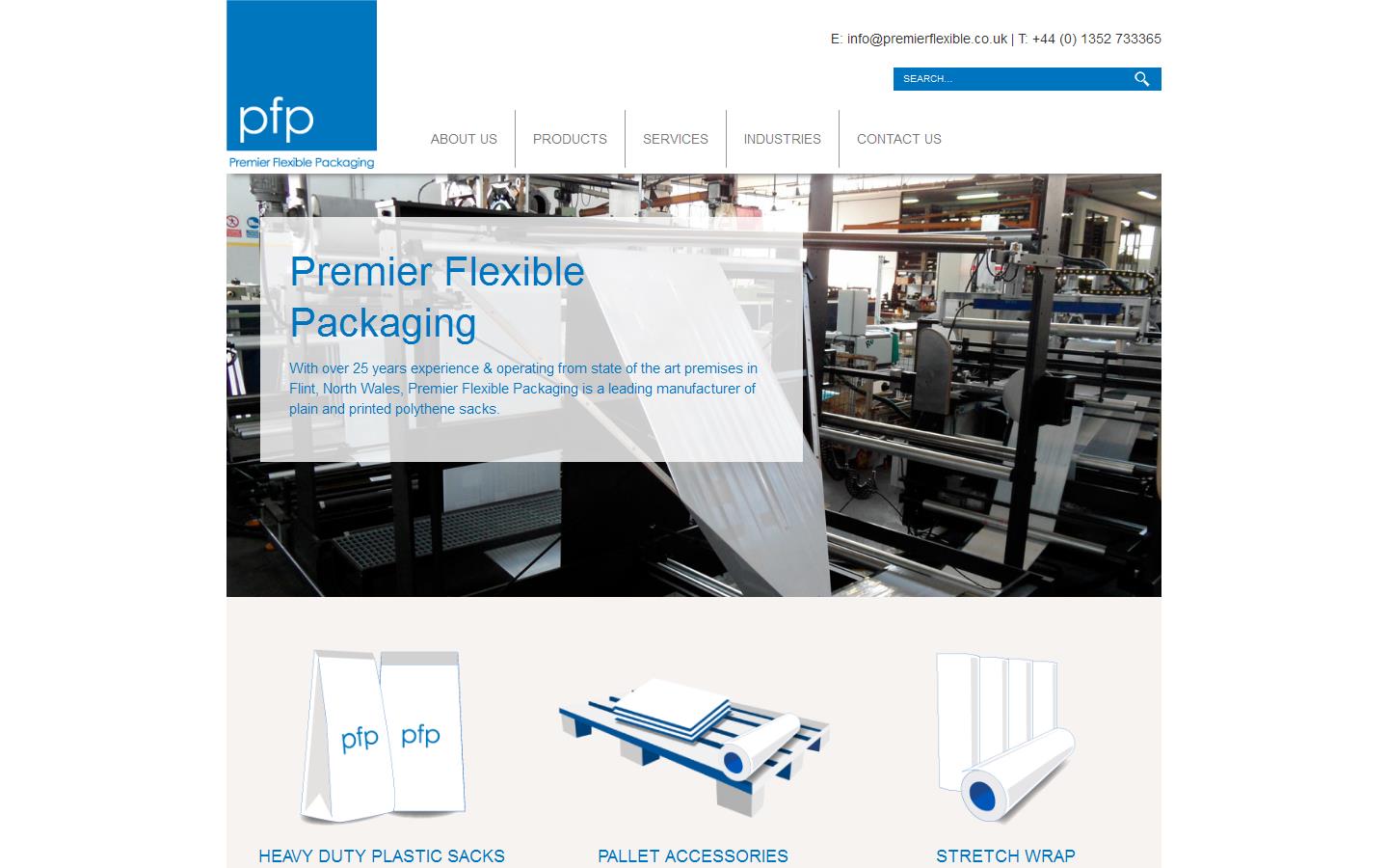Premier Flexible Packaging Ltd Website