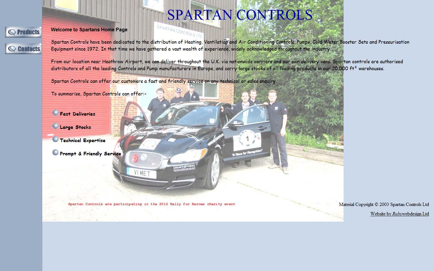 Spartan Controls Ltd Website